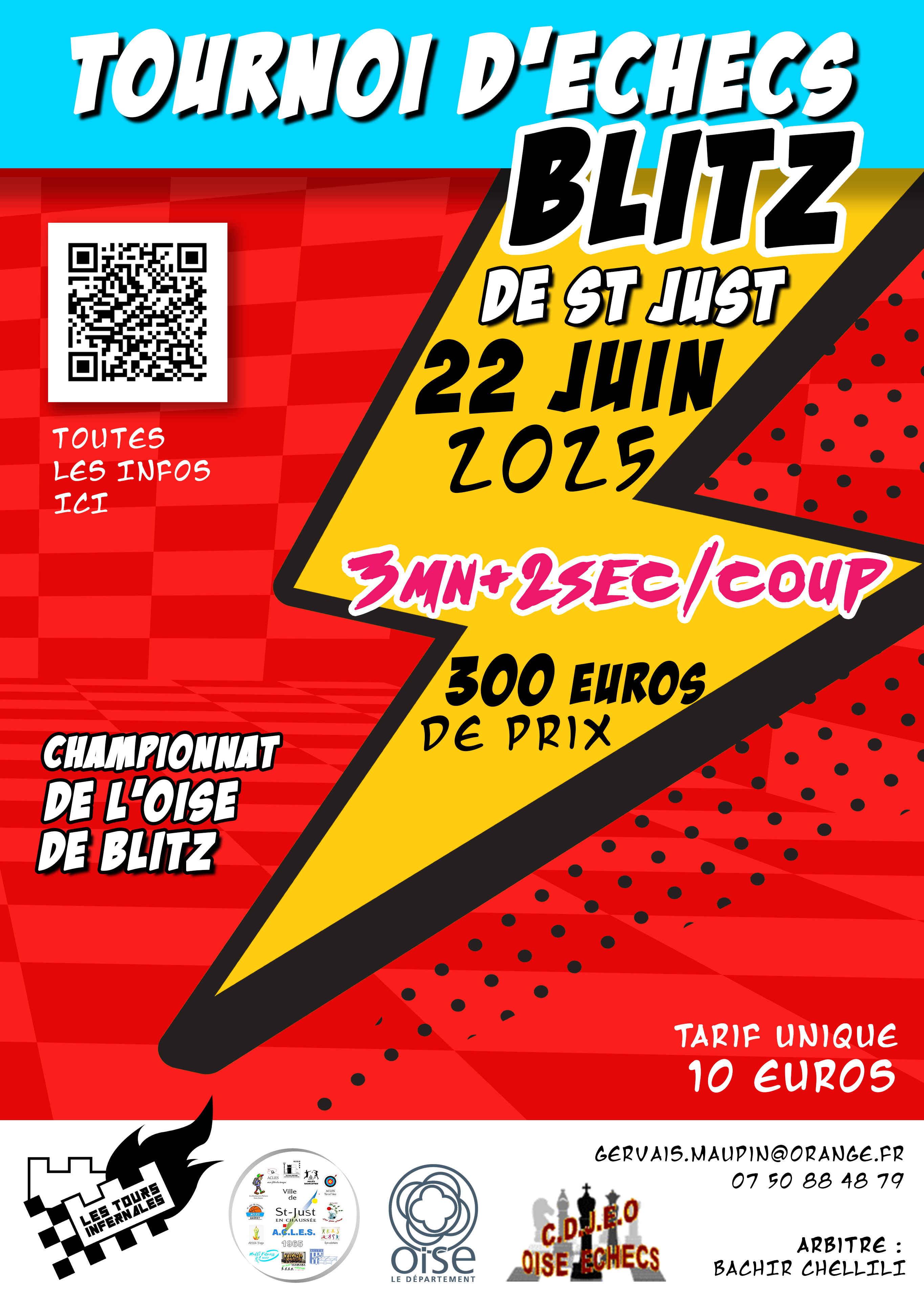 Tournoi de Blitz du club 2025