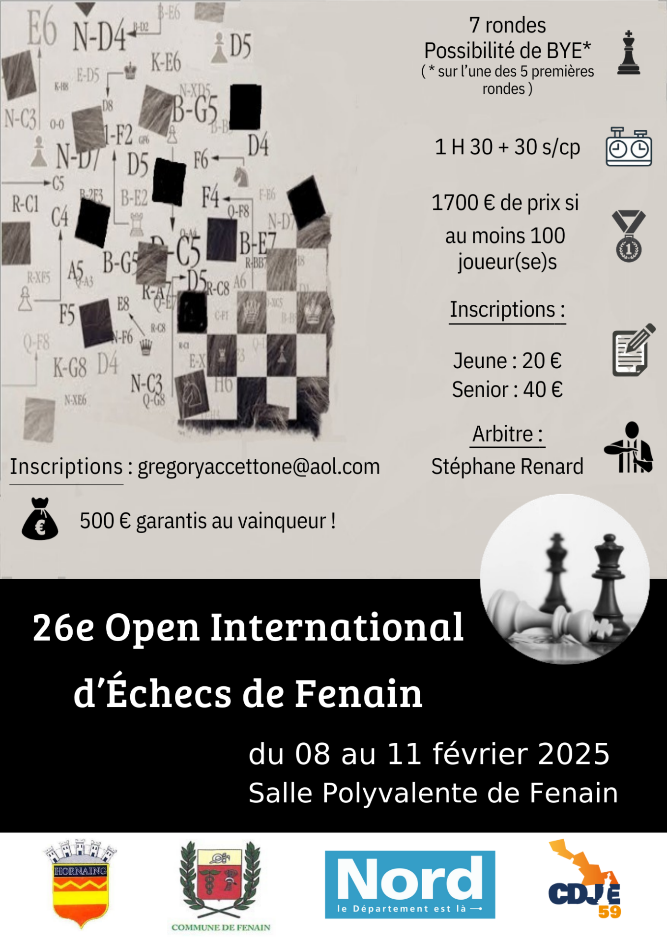 26e Open de Fenain – Fév 2025