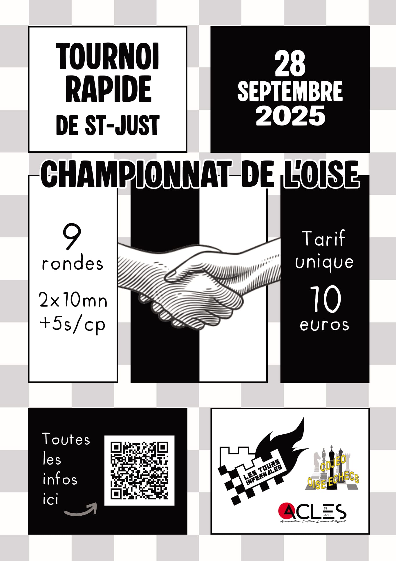 Tournoi rapide de st-just 2025